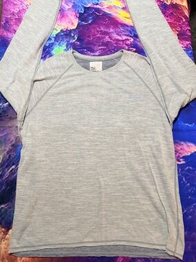 Mills Supply Light Gray Waffle Knit Tee